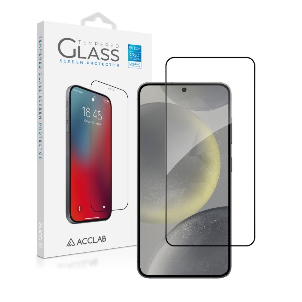Фото - Защитное стекло для смартфона ACCLAB 9H for Samsung Galaxy S24 Black (1283126591891)